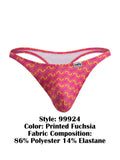 CandyMan 99924 Thongs Color Printed Fuchsia