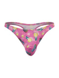 CandyMan 99924 Men's Underwear Printed Thong Color Printed Pink
