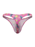 CandyMan 99924 Men's Underwear Printed Thong Color Printed Pink