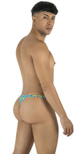 CandyMan 99924 Thongs Color Printed Turquoise