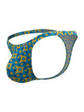 CandyMan 99924 Men's Underwear Printed Thong Color Printed Turquoise