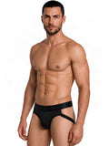 CandyMan 99925 Men's Underwear Supportive Strappy Jockstrap Color Black