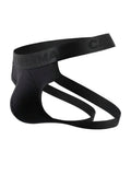 CandyMan 99925 Men's Underwear Supportive Strappy Jockstrap Color Black