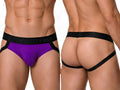 CandyMan 99925 Men's Underwear Supportive Strappy Jockstrap Color Orchid