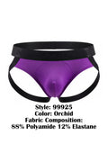 CandyMan 99925 Men's Underwear Supportive Strappy Jockstrap Color Orchid