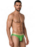 CandyMan 99926 Men's Underwear Printed Briefs Color Printed Green