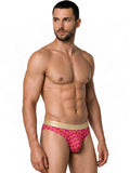 CandyMan 99926 Men's Underwear Printed Briefs Color Printed Pink
