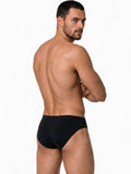 CandyMan 99928 Men's Underwear Bikini Sleek Low Rise Brief Color Black