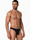 CandyMan 99928 Men's Underwear Bikini Sleek Low Rise Brief Color Black