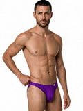 CandyMan 99928 Men's Underwear Bikini Sleek Low Rise Brief Color Orchid
