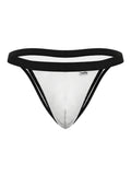 CandyMan 99933 Men's Underwear Seductive Mesh Bikini Color White Mesh