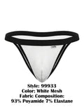 CandyMan 99933 Bikini Color White Mesh