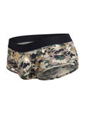 CandyMan 99937 Men's Underwear Supportive Contour Pouch Low Rise Trunks Color Camo