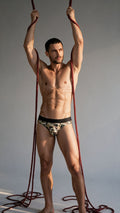 CandyMan 99938 Men's Underwear Contoured Support Low Rise Briefs Color Camo