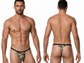 CandyMan 99939 Men's Underwear Minimalist Low Rise Micro Thong Color Camo