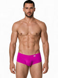 CandyMan 99943 Men's Underwear Sleek Low Rise Trunks Color Magenta