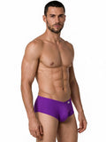 CandyMan 99943 Men's Underwear Sleek Low Rise Trunks Color Orchid