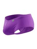 CandyMan 99943 Men's Underwear Sleek Low Rise Trunks Color Orchid