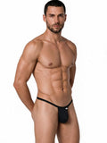 CandyMan 99948 Men's Underwear Sleek Minimalist Thongs Color Black