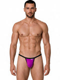 CandyMan 99948 Men's Underwear Sleek Minimalist Thongs Color Magenta
