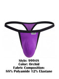 CandyMan 99948 Men's Underwear Sleek Minimalist Thongs Color Orchid