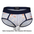 Clever 1724 Coney Briefs Color Blue
