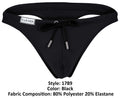 Clever 1789 Rio Swim Thongs Color Black