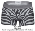 Clever 1800 Cebra Trunks Color Gray