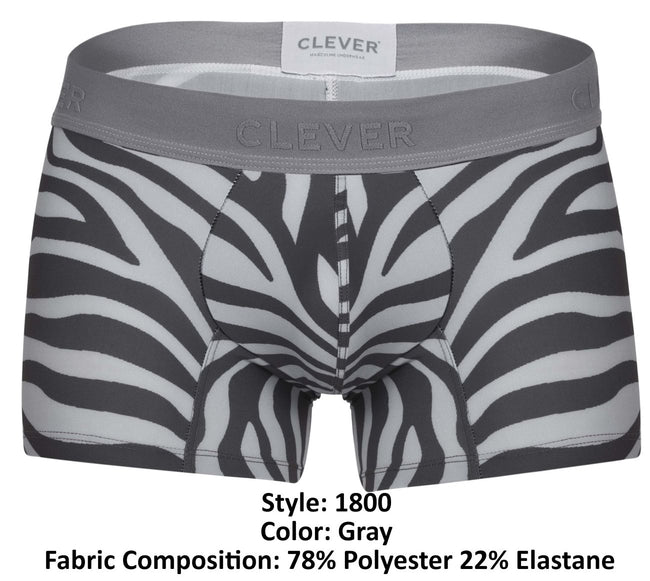 Clever 1800 Cebra Trunks Color Gray
