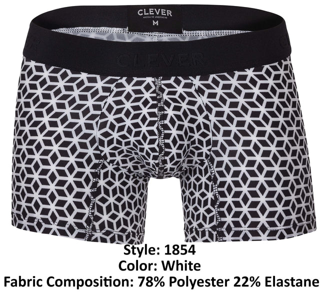 Clever 1854 Cuadricula Trunks Color White