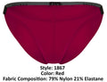 Clever 1867 Tokio Bikini Color Red