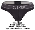Clever 2008 Raw Thongs Color Dark Gray