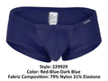 Clever 229929 3PK Australian Latin Trunks Color Red-Blue-Dark Blue