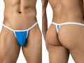 Clever Moda 26160 Men's Underwear Boreas Thongs Minimalist Style Color Turquoise