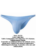 Clever Moda 26178 Men's Underwear Cronos Briefs Color Light Blue