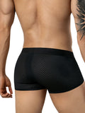 Clever Moda 26184 Men's Underwear Ulises Trunks Modern Comfort Color Black