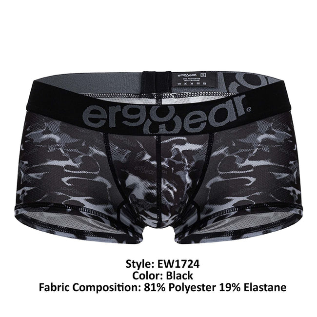 ErgoWear EW1724 MAX SE CAMO Trunks Color Black