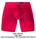 ErgoWear EW1745 MAX BOLD Boxer Briefs Color Red