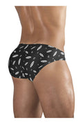 ErgoWear EW1763 FEEL SW Swim Briefs Color Black-White