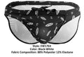 ErgoWear EW1763 FEEL SW Swim Briefs Color Black-White