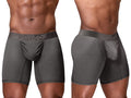 ErgoWear EW1844 Men's Underwear FEEL SE Boxer Briefs for Superior Support Color Dark Gray