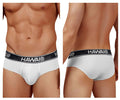 HAWAIR 41962 Cotton blend Briefs Color White-01