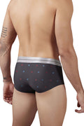 HAWAIR 42530 Printed Microfiber Briefs Color Gray