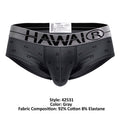 HAWAIR 42531 Cotton blend Briefs Color Gray