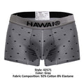 HAWAIR 42571 Cotton blend Trunks Color Gray