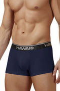 HAWAIR 4986 Cotton blend Trunks Color Dark Blue-01