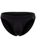 JOR 2450 Men's Underwear Invisible Briefs Sleek Comfort Color Black
