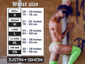 JUSTIN+SIMON XSJ03 Classic Thongs Color Peach Blue