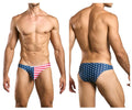 JUSTIN+SIMON XSJ01 Classic Bikini Color USA Flag