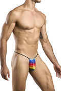 JUSTIN+SIMON XSJ02 Classic G-String Color Pride Flag